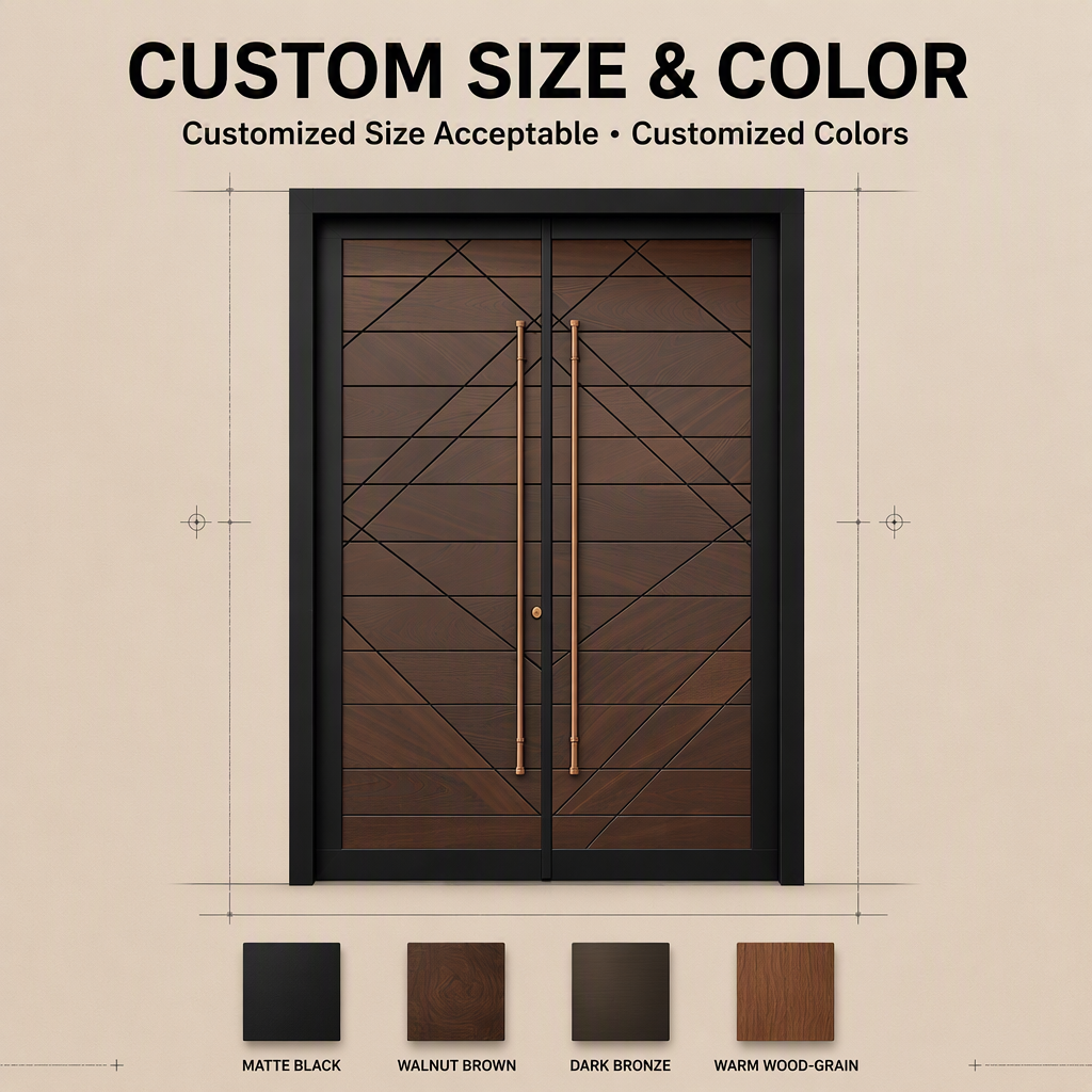 Opciones de personalización a medida de puertas y ventanas