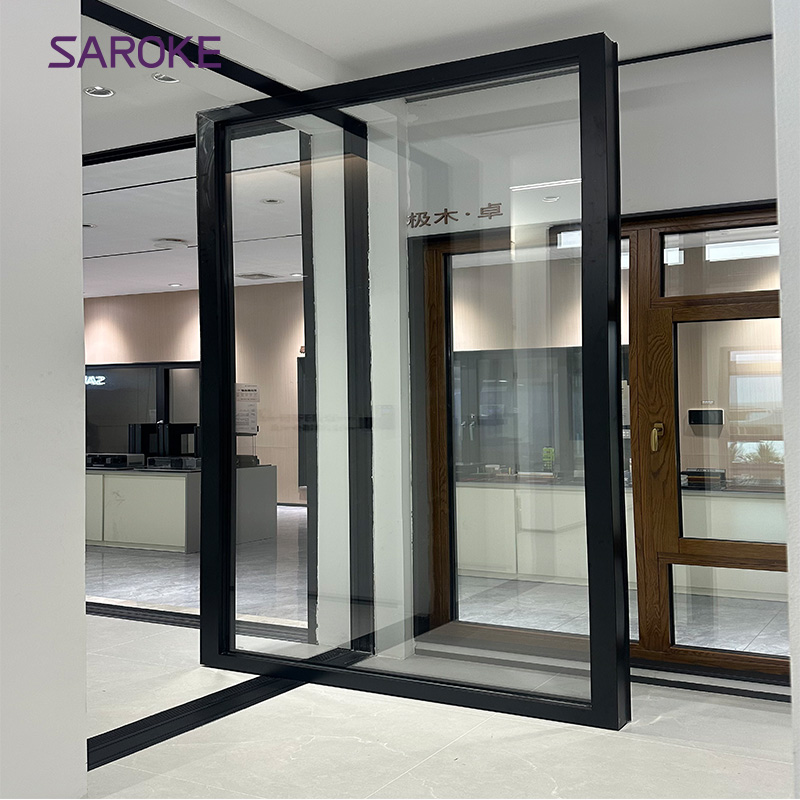 Puerta pivotante externa de aluminio blanco, electrónica, de gran tamaño, con cristal de 2,5 metros, fabricada a medida y con clasificación de resistencia a impactos.