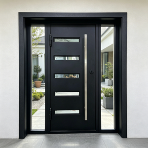 Puerta pivotante de aluminio extragrande Sunnysky certificada según norma AS2047