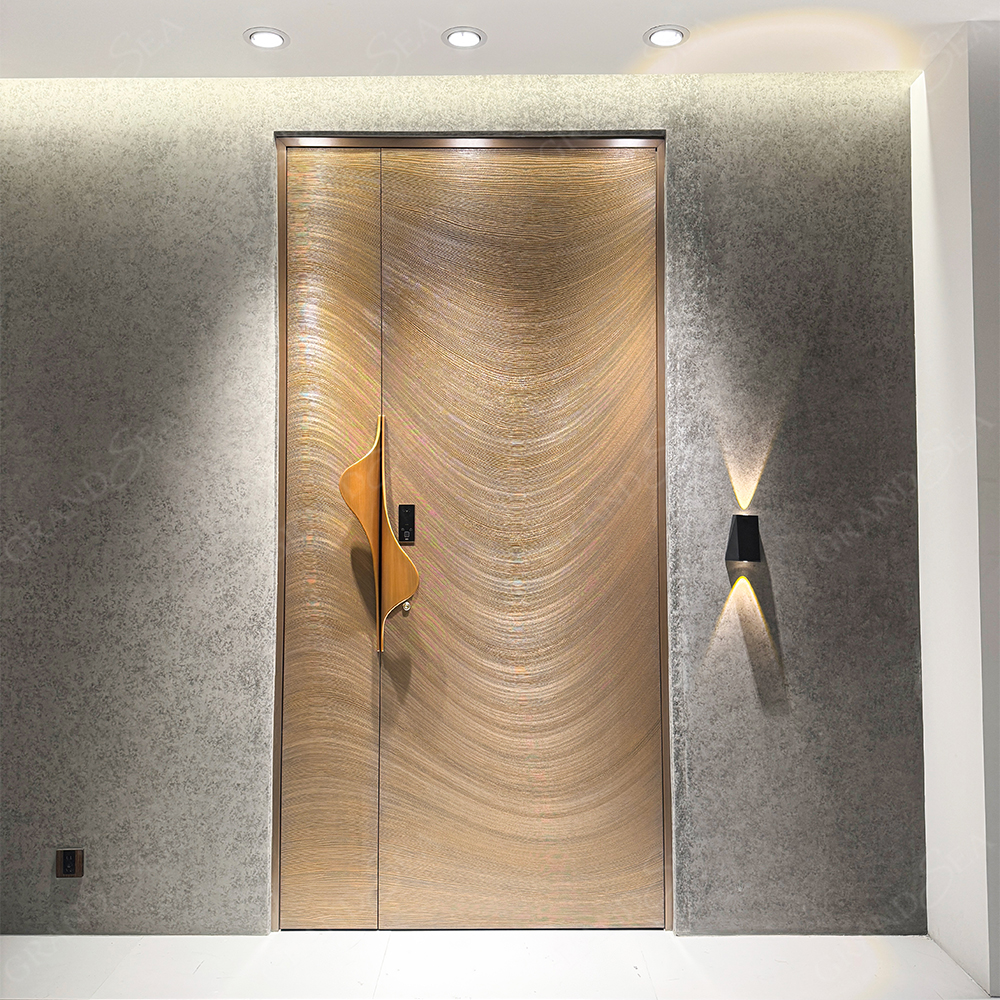 Variaciones de puertas pivotantes