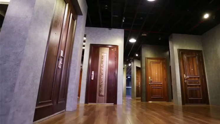 Modern Wooden Fire Rated Hospital Room Door 20-60Minute WH Certified for Hotel Resort Apartment Office School Dormitory