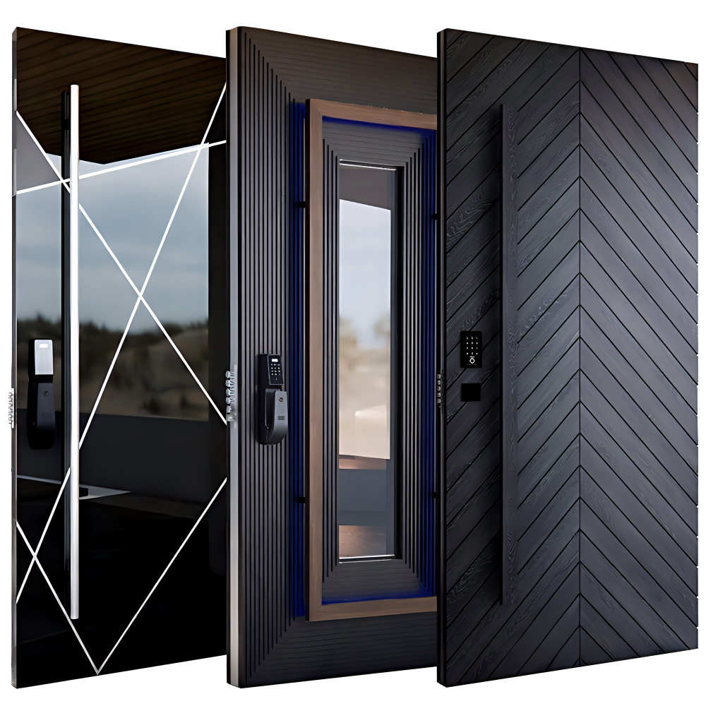 Puertas pivotantes modernas de diseño