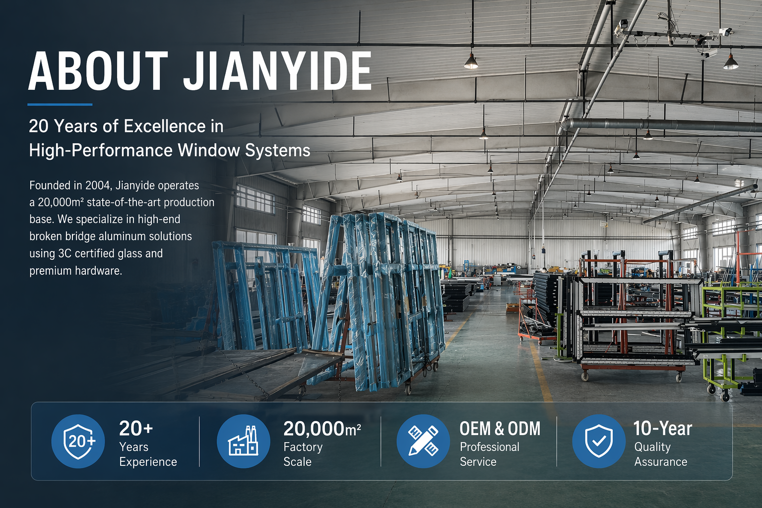 Instalaciones y equipo de la empresa Dalian Jinyan