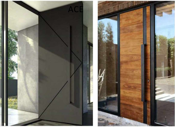 Diseño de puerta de entrada residencial