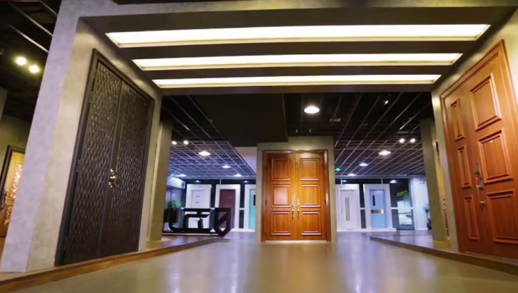 Modern Wooden Fire Rated Hospital Room Door 20-60Minute WH Certified for Hotel Resort Apartment Office School Dormitory