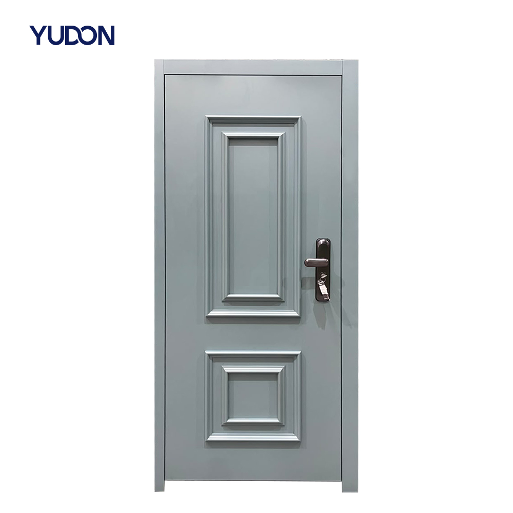 Puerta blindada reforzada YUDON DOOR, a prueba de balas, resistente a impactos, impermeable, con cerradura inteligente y cerrojo para casa dúplex.