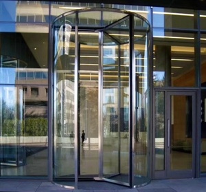 Puerta giratoria automática comercial