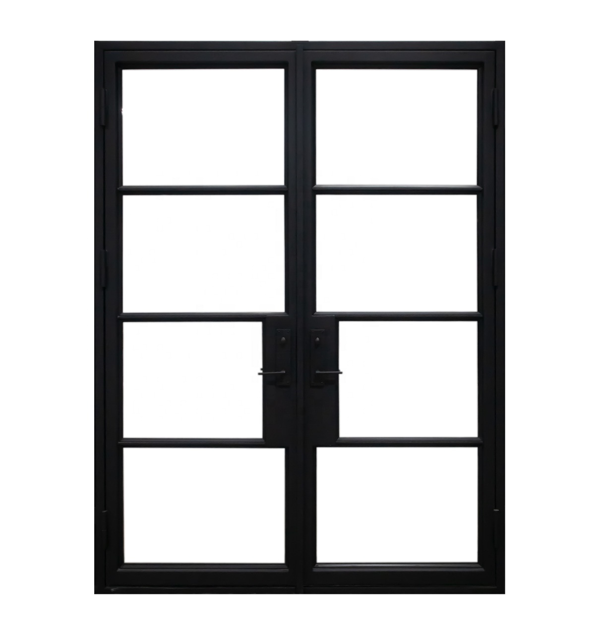 Puerta doble francesa de acero