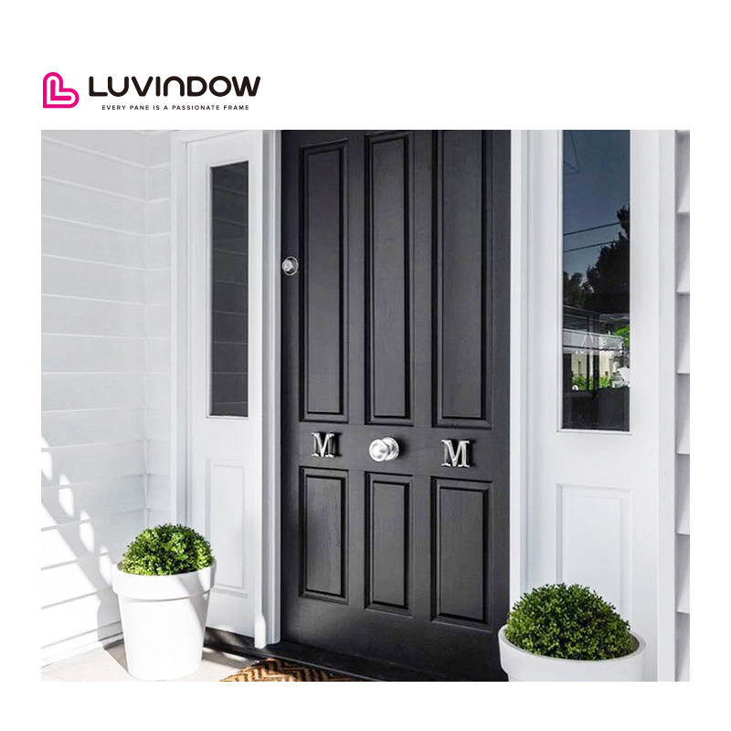 Puerta principal de madera americana, diseño moderno, puertas de entrada para casas, puerta de entrada comercial de madera maciza de teca y roble.