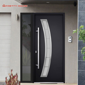 Puerta doble de aluminio francesa insonorizada e impermeable