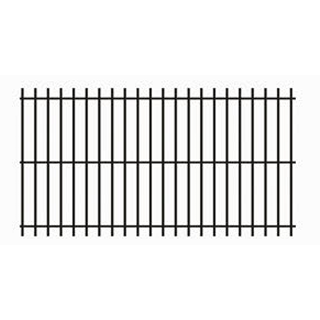 Standard security door with hinges for industrial protection systems