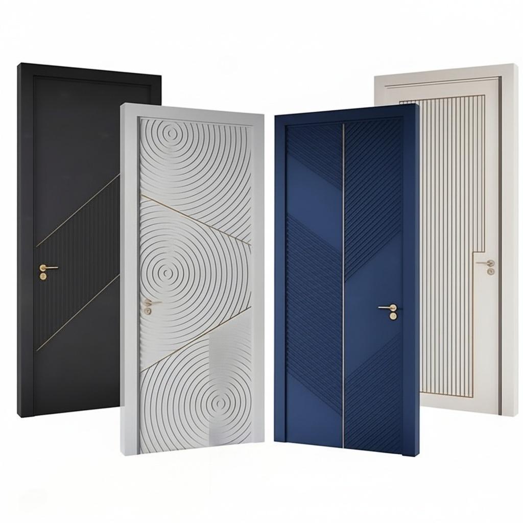 Puerta de polímero ignífuga personalizada con certificación según la norma australiana para entrada de hotel. Diseño moderno. 2 años de garantía. Ideal para reformas de hoteles.