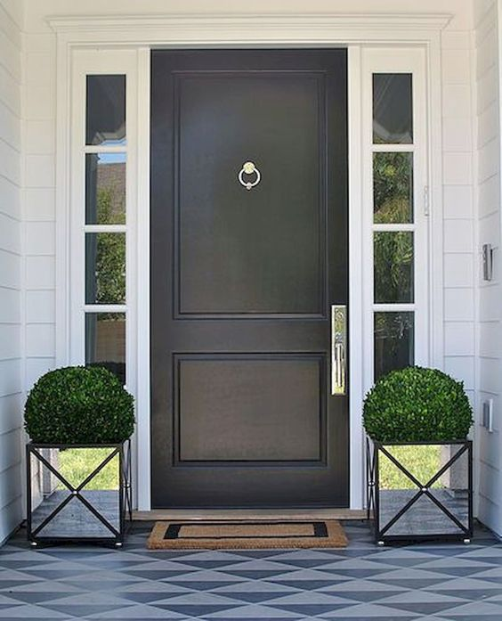 Muestra de personalización de puerta de madera modelo D