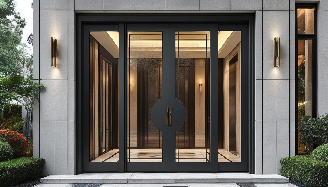 Puerta aislada térmicamente para proyectos residenciales sostenibles