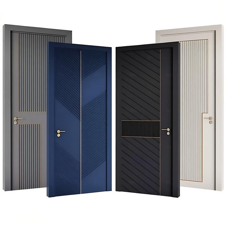 Puerta de polímero ignífuga personalizada con certificación según la norma australiana para entrada de hotel. Diseño moderno. 2 años de garantía. Ideal para reformas de hoteles.