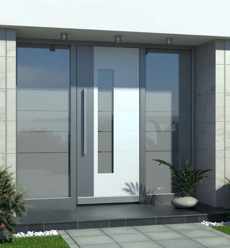 Entrada manual inteligente antirrobo con huella dactilar, insonorizada, para vestíbulo de apartamento, con caja fuerte y puerta silenciosa tipo pozo de entrada.