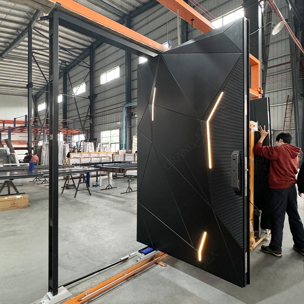 Galería de proyectos de puertas pivotantes