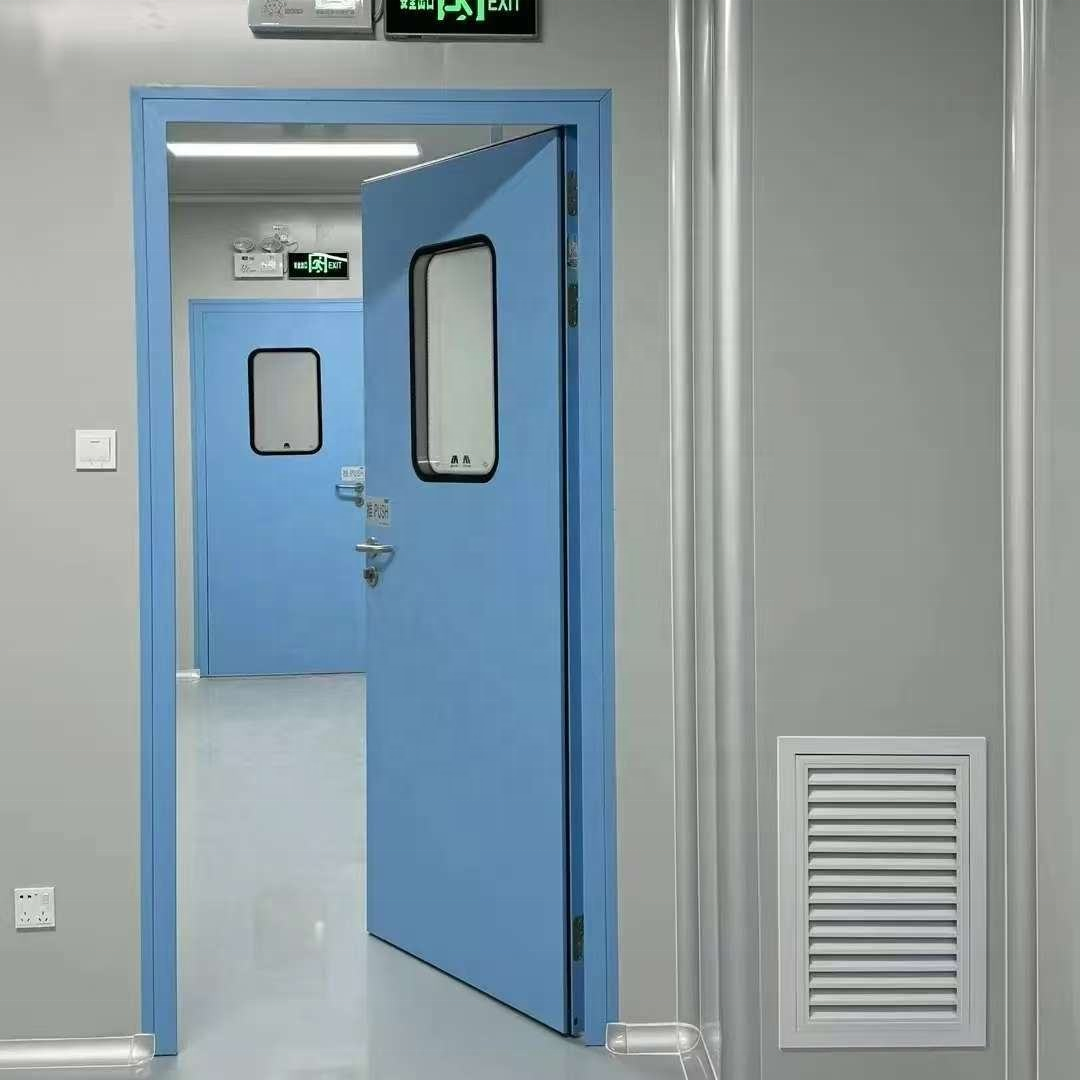 Puerta moderna de acero ignífuga | Puerta de seguridad ignífuga para escuelas con acabado manual antirrobo | Uso exterior e interior