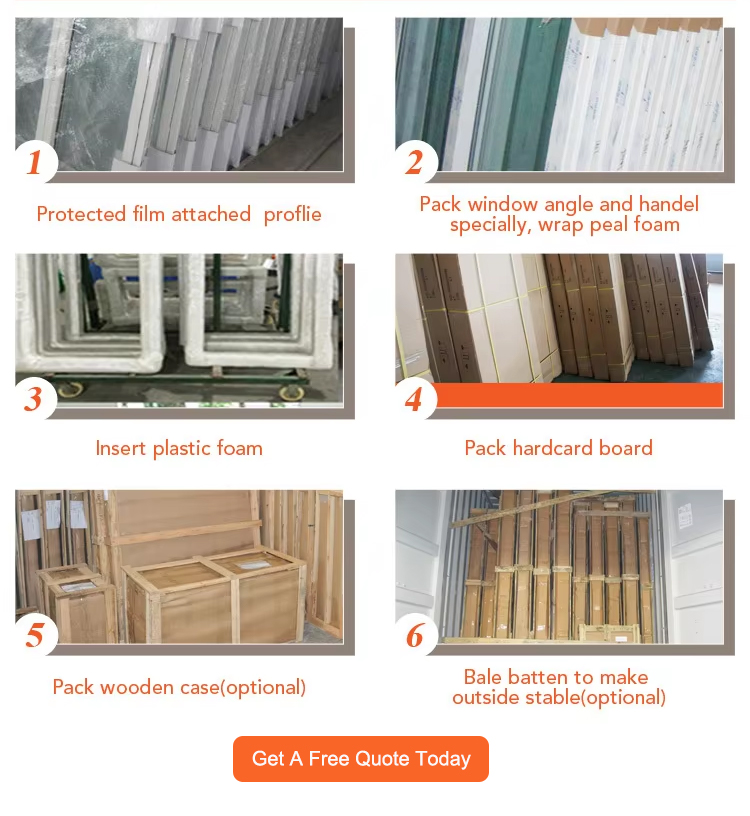 Puerta francesa de aluminio NFRC con vidrio y aislamiento térmico. Diseño moderno para proyectos comerciales: solución integral para el proyecto.