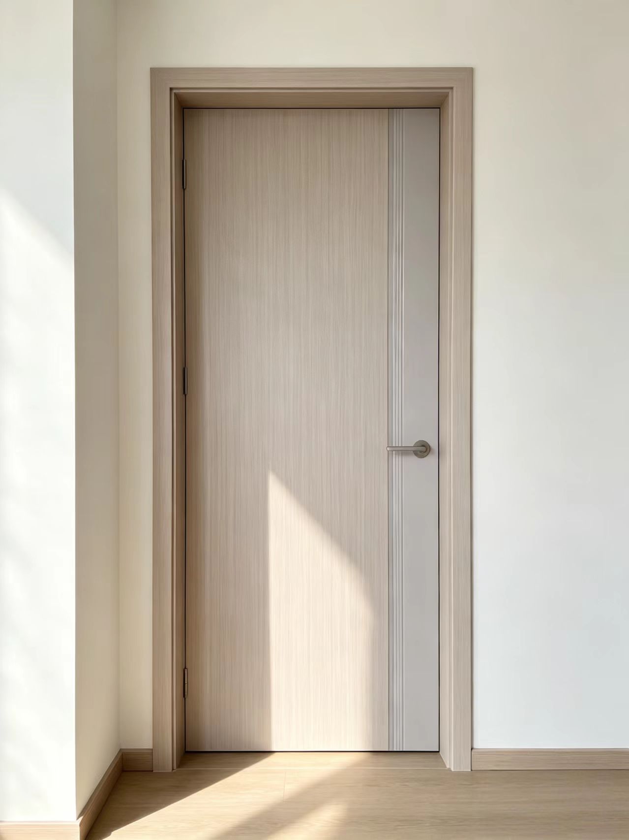 Puertas batientes precolgadas de madera maciza pintada estilo casa de campo con apertura lateral para hoteles, hospitales, bares domésticos, sótanos, pasillos y villas.