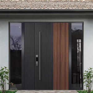 Puerta pivotante de entrada grande de diseño americano moderno a medida