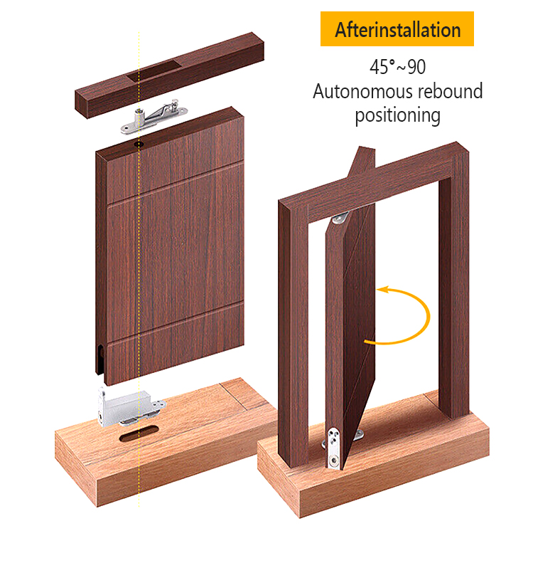 Detalle de herrajes de seguridad y manijas de puerta