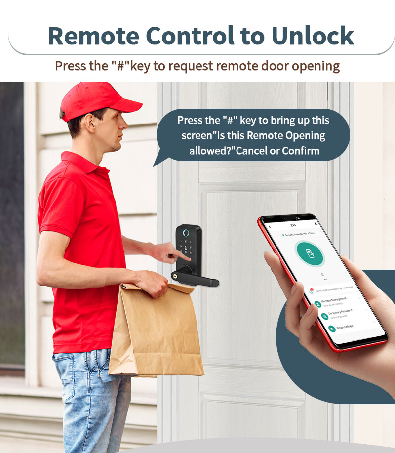 Conectividad WiFi y aplicación móvil Tuya TTLock