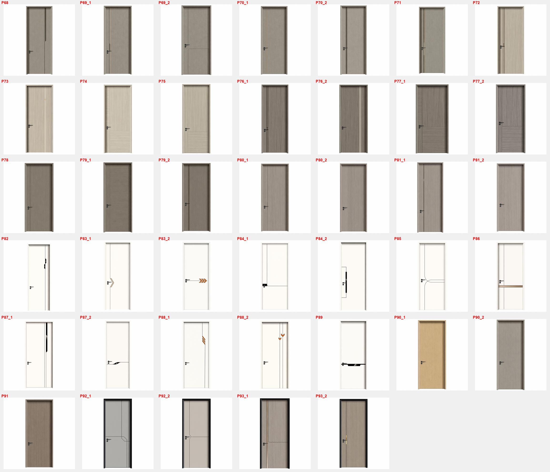 Puerta exterior de aluminio y madera, anticorrosión, de construcción duradera.