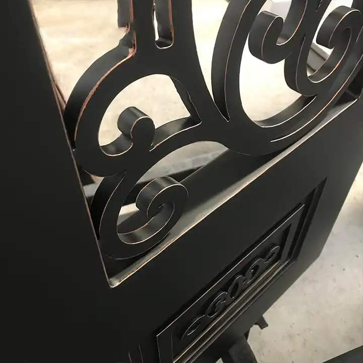 Nueva puerta doble de hierro forjado con aislamiento térmico y burlete para uso exterior (modelo 2026).