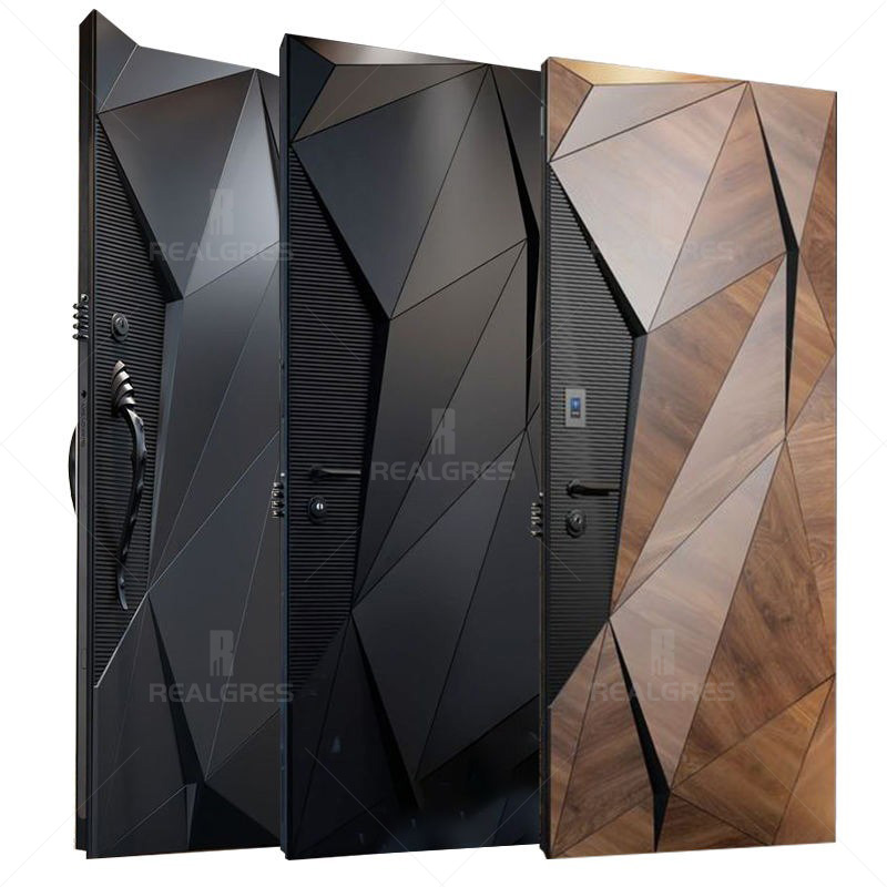 Puerta de entrada pivotante de aluminio de diseño moderno Alucasa, estilo nuevo, para villas de lujo, puertas de vidrio modernas para casas.
