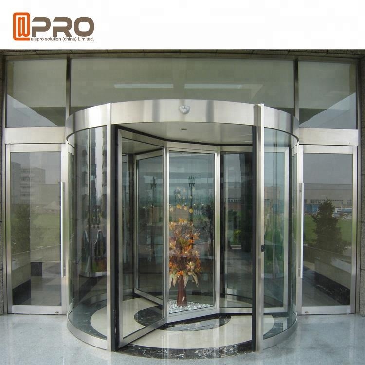 Puerta de apartamento y puerta principal exterior de aluminio para hotel con diseño para puertas de entrada, puertas corredizas automáticas de vidrio sin marco.