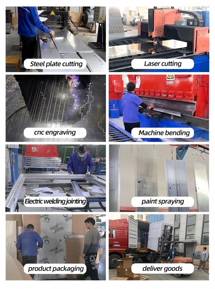 Proceso de fabricación y corte de acero preciso