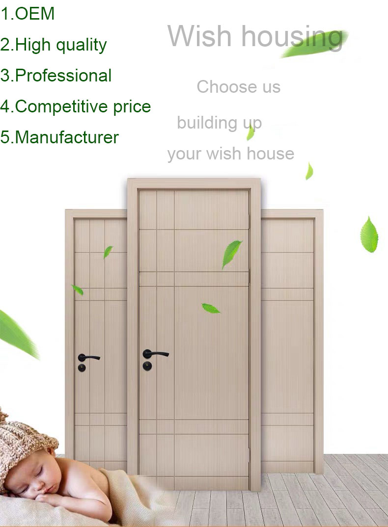 Puerta de madera maciza para interior estilo tradicional