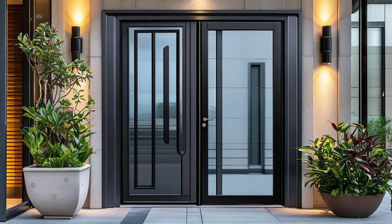 Puertas impermeables de aluminio