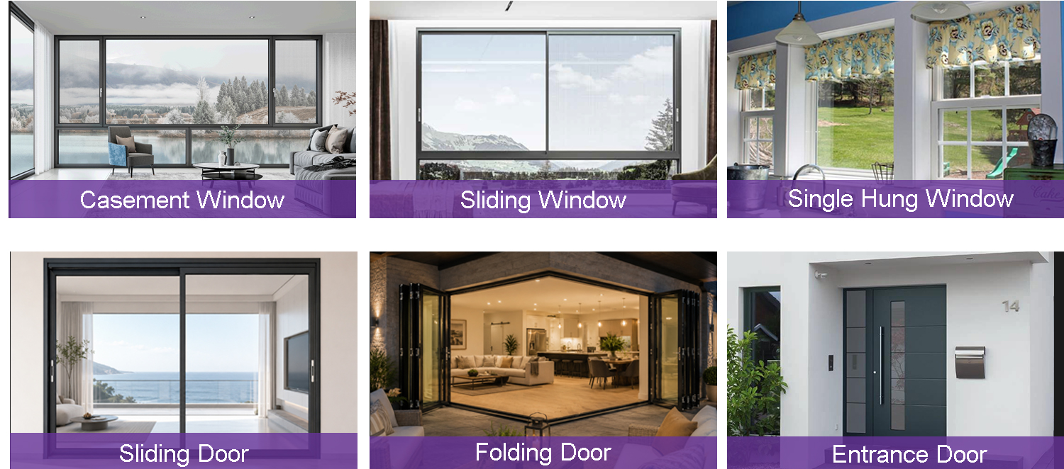 Tipologías de Ventanas y Puertas