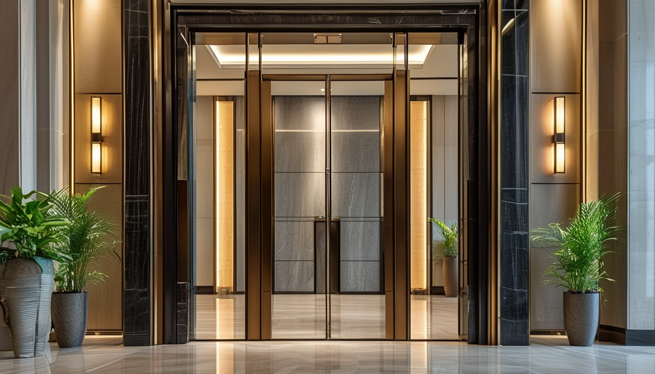 Puertas para vestíbulos y accesos comerciales