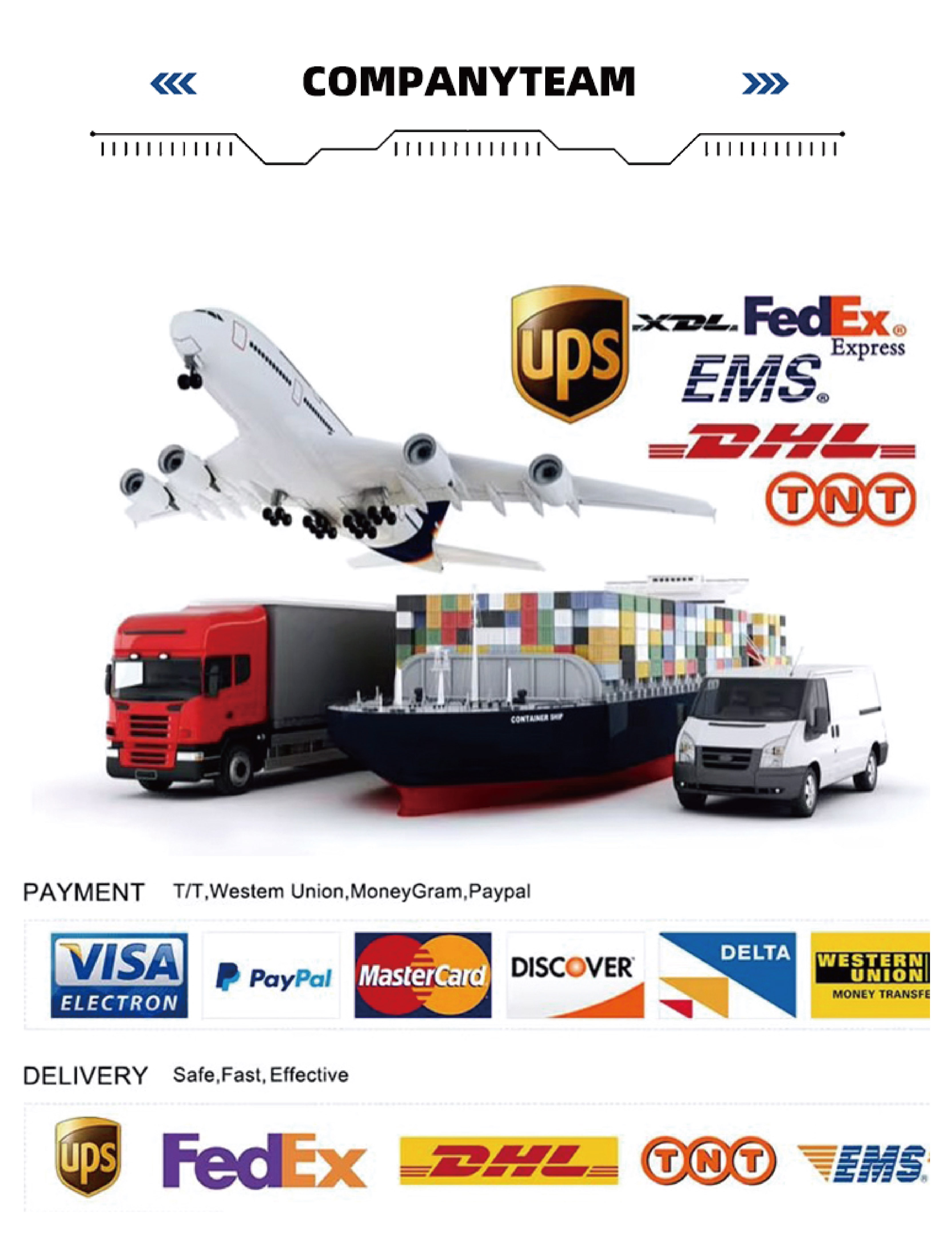 Empaque seguro y logística de transporte para exportación