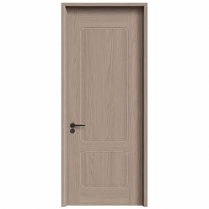 Puerta exterior de aluminio y madera, anticorrosión, de construcción duradera.