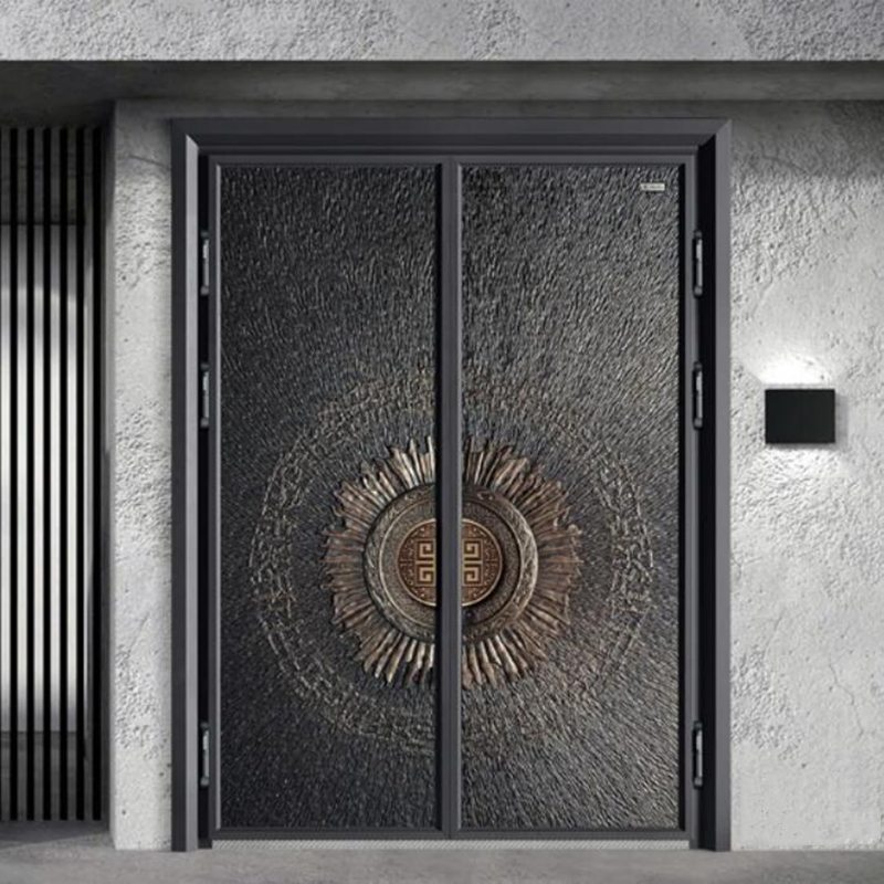 Puerta Blindada Estilo Británico Real