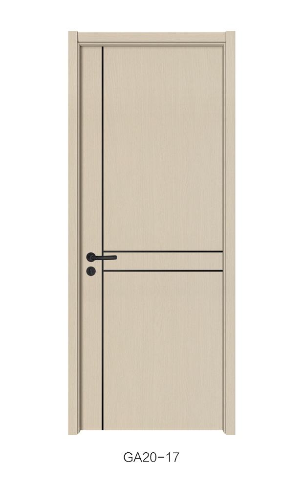 Puertas de entrada principales modernas, impermeables y personalizadas, con acabado de chapa de MDF y puerta principal pivotante de madera insonorizada para proyecto de villa hotelera.