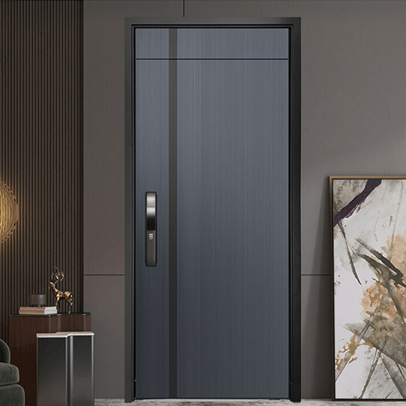 Puerta sencilla de acero inoxidable personalizada